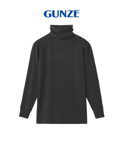 グンゼ GUNZE ファイヤーアセドロン メンズ 長袖タートルネック 【メール便】