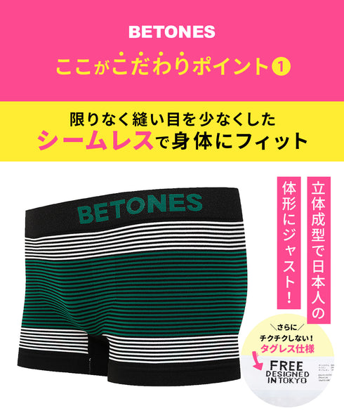 ビトーンズ BETONES NEON5 レディース ボクサーパンツ 【メール便】