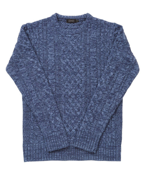 マルチネックフィッシャーマンニット