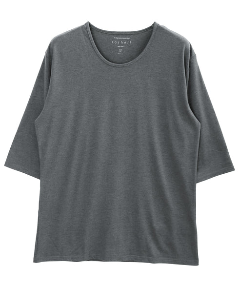 TRクルーネック五分袖Tシャツ │ メンズ Tシャツ 五分袖 半袖 クルーネック TR素材 伸縮性 ストレッチ きれいめ シンプル 無地 快適 涼しい 夏 夏服 カジュアル デイリー