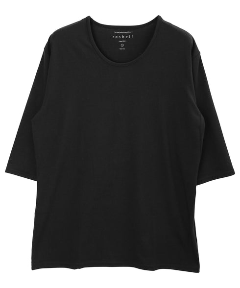 TRクルーネック五分袖Tシャツ │ メンズ Tシャツ 五分袖 半袖 クルーネック TR素材 伸縮性 ストレッチ きれいめ シンプル 無地 快適 涼しい 夏 夏服 カジュアル デイリー