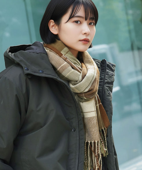 大判チェックマフラー | ストール チェック柄 ブランケット ポンチョ メンズ レディース ユニセックス 男女兼用 ペア クリスマス バレンタイン プレゼント ギフト 通勤 通学 秋冬