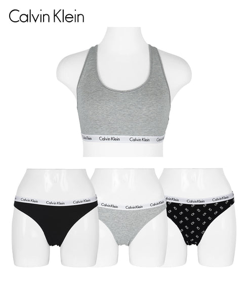 カルバンクライン Calvin Klein Carousel レディース 上下セット【メール便】 綿 下着 おしゃれ 人気 プレゼント
