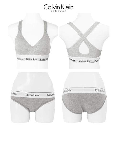 カルバンクライン Calvin Klein Modern Cotton レディース ブラ&ショーツ 上下セット アンダーウェア【メール便】|下着 アンダーウェア セットアップ おしゃれ 人気 クリスマス プレゼント 彼女