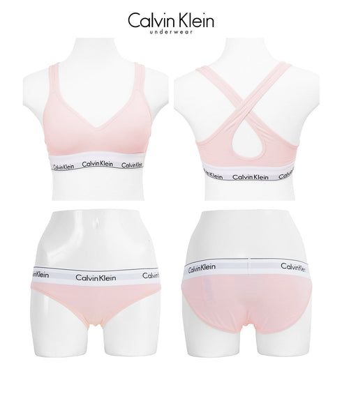 カルバンクライン Calvin Klein Modern Cotton レディース ブラ&ショーツ 上下セット アンダーウェア【メール便】|下着 アンダーウェア セットアップ おしゃれ 人気 クリスマス プレゼント 彼女