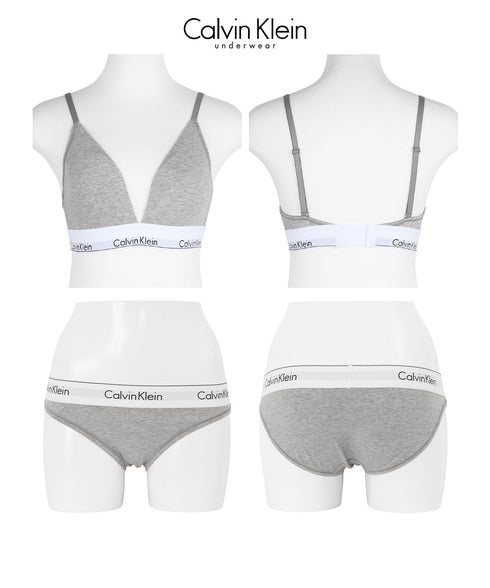 カルバンクライン Calvin Klein Modern Cotton レディース ブラ&ショーツ 上下セット アンダーウェア【メール便】|下着 アンダーウェア セットアップ おしゃれ 人気 クリスマス プレゼント 彼女