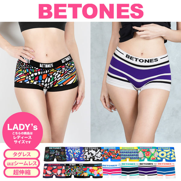 ビトーンズ BETONES BETONES レディース ボクサーパンツ 【メール便】