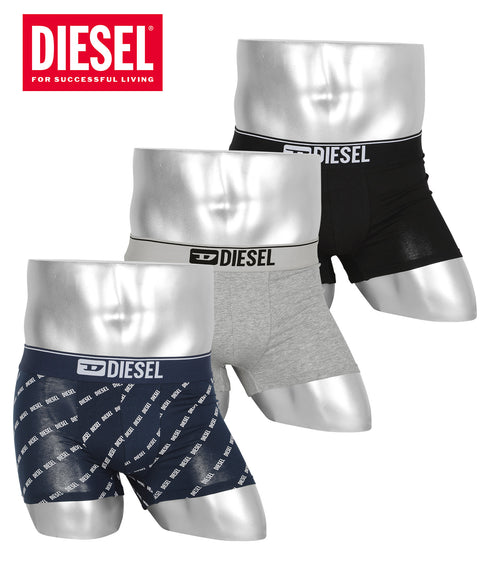 ディーゼル DIESEL 【3枚セット】PRINT メンズ ローライズボクサーパンツ 下着 おしゃれ 人気 プレゼント 彼氏