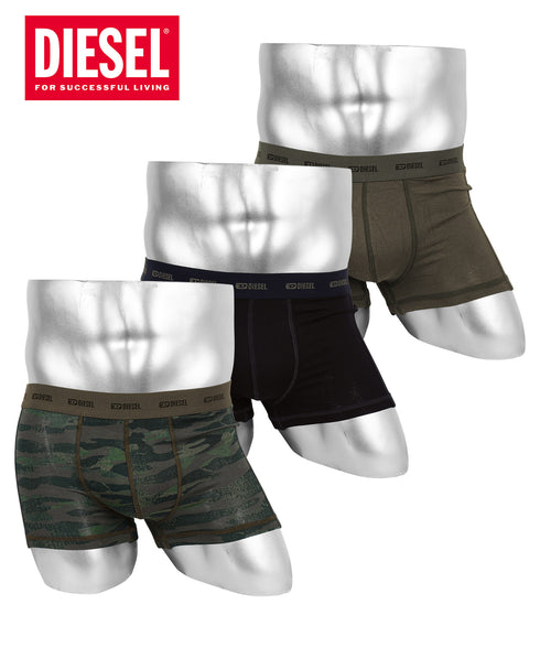 ディーゼル DIESEL 【3枚セット】PRINT メンズ ローライズボクサーパンツ 下着 おしゃれ 人気 プレゼント 彼氏