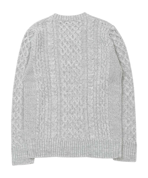 マルチネックフィッシャーマンニット