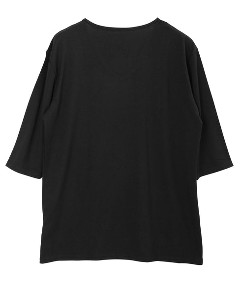 TRクルーネック五分袖Tシャツ │ メンズ Tシャツ 五分袖 半袖 クルーネック TR素材 伸縮性 ストレッチ きれいめ シンプル 無地 快適 涼しい 夏 夏服 カジュアル デイリー