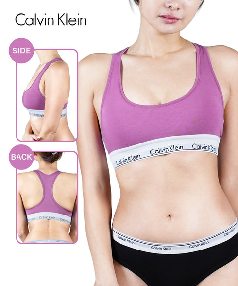 カルバンクライン Calvin Klein Modern Cotton レディース スポーツブラ 【メール便】下着 ブラレット アンダーウェア おしゃれ 人気 プレゼント 彼女