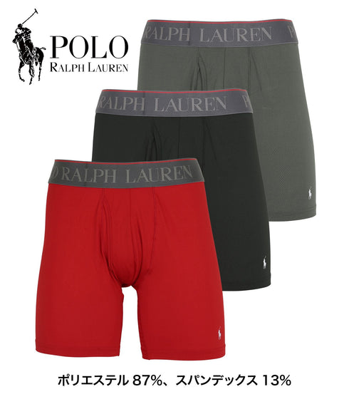 ポロ ラルフローレン POLO RALPH LAUREN 【3枚セット】3 CLASSIC FIT COTTON LONG LEG メンズ ロングボクサーパンツ yearsale_f