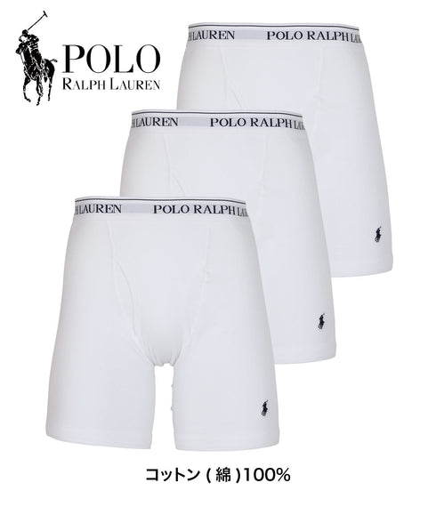 ポロ ラルフローレン POLO RALPH LAUREN 【3枚セット】3 CLASSIC FIT COTTON LONG LEG メンズ ロングボクサーパンツ yearsale_f