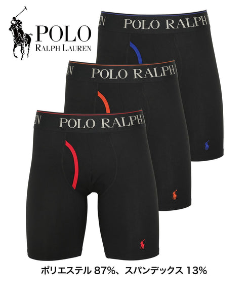 ポロ ラルフローレン POLO RALPH LAUREN 【3枚セット】3 CLASSIC FIT COTTON LONG LEG メンズ ロングボクサーパンツ yearsale_f