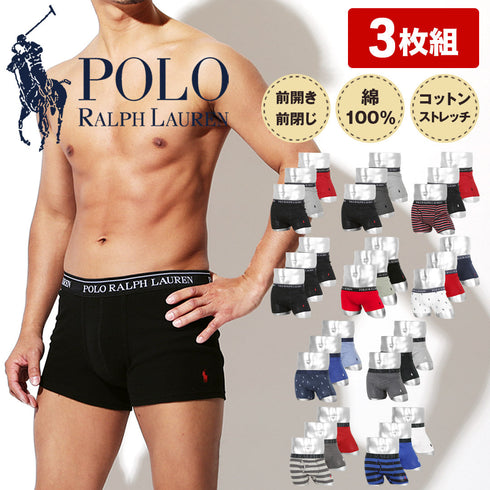 ポロ ラルフローレン POLO RALPH LAUREN 【3枚セット】CLASSIC FIT メンズ ボクサーパンツ