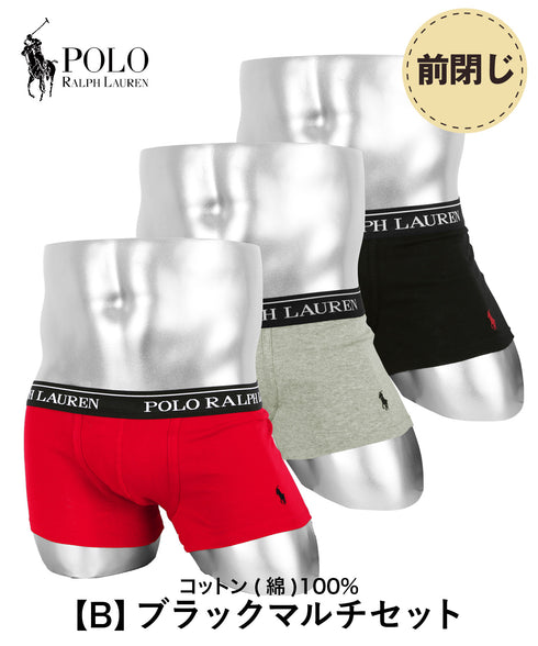 ポロ ラルフローレン POLO RALPH LAUREN 【3枚セット】CLASSIC FIT メンズ ボクサーパンツ