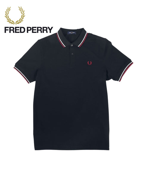 フレッドペリー FRED PERRY TWIN TIPPED メンズ 半袖 ポロシャツ