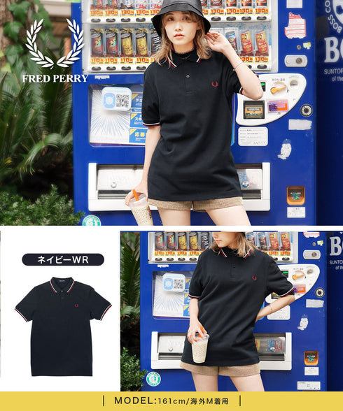 フレッドペリー FRED PERRY TWIN TIPPED メンズ 半袖 ポロシャツ