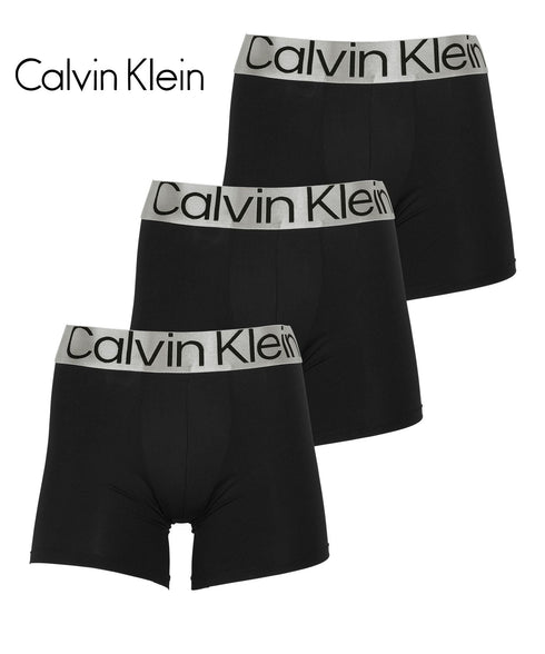 カルバンクライン Calvin Klein 【3枚セット】Reconsidered Sreel Micro メンズ ロングボクサーパンツ yearsale_f