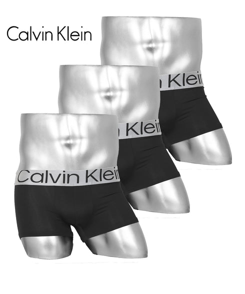 カルバンクライン Calvin Klein 【3枚セット】Sustainable Steel Micro メンズ ローライズ ボクサーパンツ