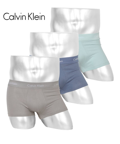カルバンクライン Calvin Klein 【3枚セット】COTTON STRETCH メンズ ローライズ ボクサーパンツ コットン 無地 プレゼント プチギフト
