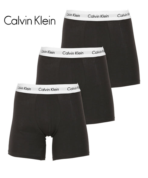カルバンクライン Calvin Klein 【3枚セット】Cotton Stretch メンズ ロング ボクサーパンツ