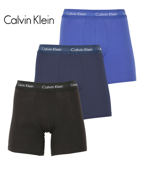 カルバンクライン Calvin Klein 【3枚セット】Cotton Stretch メンズ ロング ボクサーパンツ