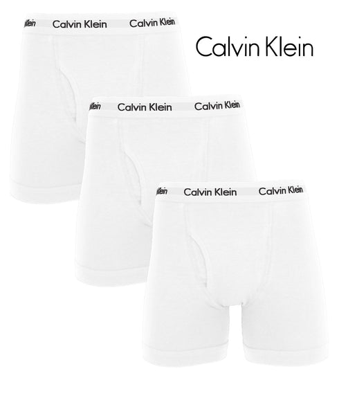 カルバンクライン Calvin Klein 【3枚セット】Cotton Stretch メンズ ロング ボクサーパンツ|下着 おしゃれ 人気 クリスマス プレゼント 彼氏