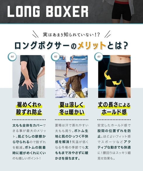 カルバンクライン Calvin Klein 【3枚セット】Cotton Stretch メンズ ロング ボクサーパンツ