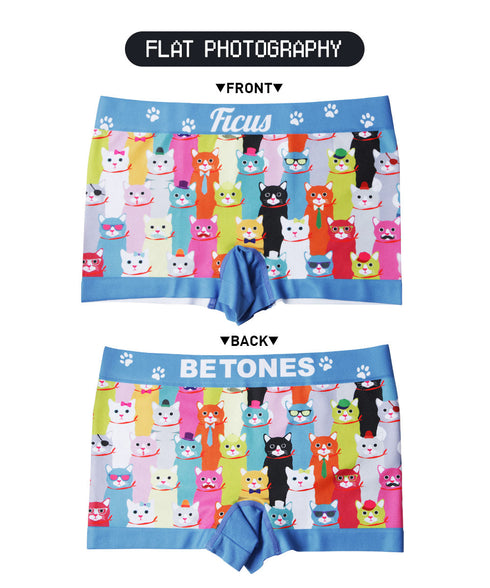 フィークス×ビトーンズ FICUS×BETONES FICUS×BETONES NYAN's メンズ ボクサーパンツ 【メール便】