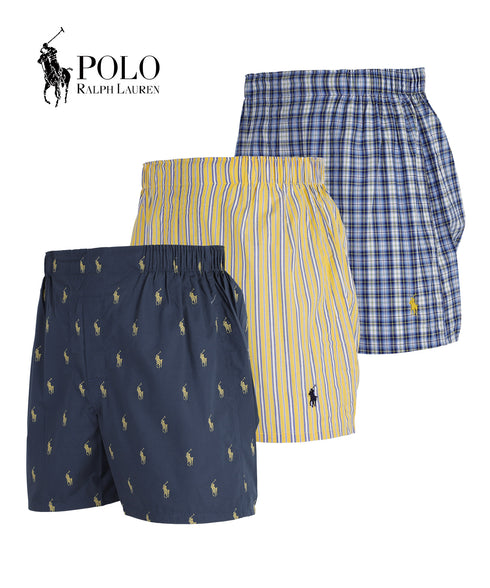 ポロ ラルフローレン POLO RALPH LAUREN 【3枚セット】CLASSIC WOVEN メンズ トランクス 下着 おしゃれ 人気 プレゼント 彼氏