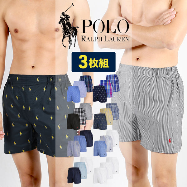 ポロ ラルフローレン POLO RALPH LAUREN 【3枚セット】CLASSIC WOVEN メンズ トランクス 下着 おしゃれ 人気 プレゼント 彼氏 父の日