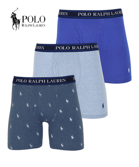 ポロ ラルフローレン POLO RALPH LAUREN 【3枚セット】CLASSIC FIT メンズ ロングボクサーパンツ 下着 おしゃれ 人気 プレゼント 彼氏 父の日