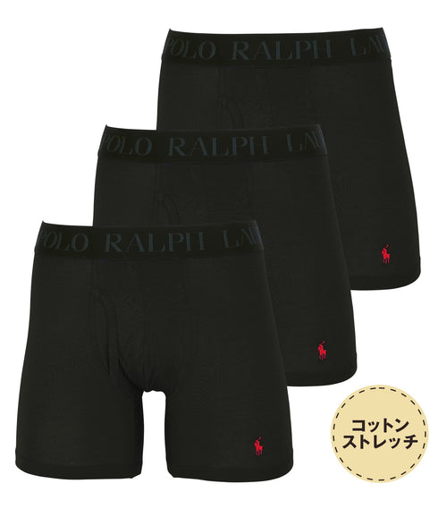 ポロ ラルフローレン POLO RALPH LAUREN ワケあり【3枚セット】CLASSIC FIT メンズ ロングボクサーパンツ 下着 おしゃれ 人気 プレゼント 彼氏