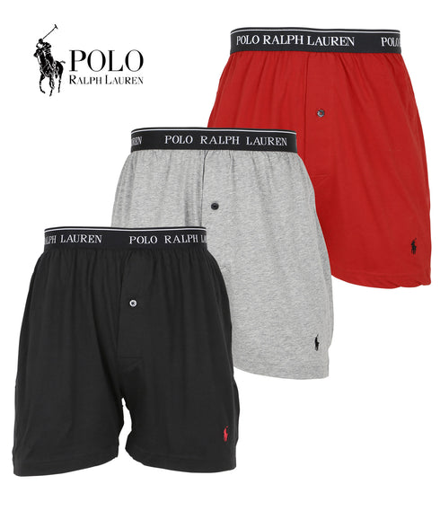 ポロ ラルフローレン POLO RALPH LAUREN 【3枚セット】COTTON KNIT メンズ トランクス 下着 おしゃれ 人気 プレゼント 彼氏