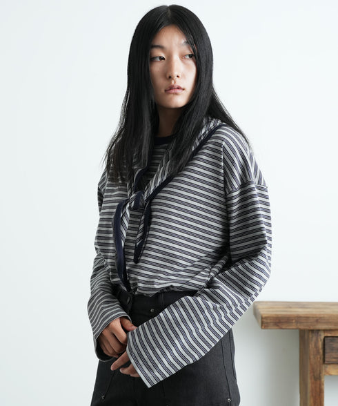 Border Scarf Tee