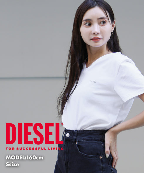 ディーゼル DIESEL 【3枚セット】Essentials 半袖 Vネック Tシャツ cts