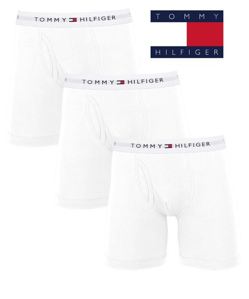 トミー ヒルフィガー TOMMY HILFIGER 【3枚セット】Classic Fit Knit メンズ トランクス ギフト ラッピング無料 おしゃれ かっこいい 綿 無地 ロゴ