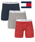 トミー ヒルフィガー TOMMY HILFIGER 【3枚セット】Classic Fit Knit メンズ トランクス ギフト ラッピング無料 おしゃれ かっこいい 綿 無地 ロゴ
