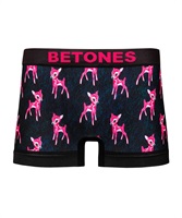 【5】ビトーンズ BETONES FUNTIME メンズ ボクサーパンツ パンツ ギフト プレゼント 彼氏 旦那 上司 男性下着 ラッピング無料 かわいい おしゃれ【メール便】(ピンク-フリーサイズ)