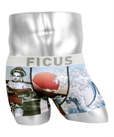 FICUS フィークス ボクサーパンツ メンズ パンツ 男性 下着 ブランド アンダーウェア ボクサーブリーフ OIRAN (fc055) 彼氏 夫 息子 プレゼント 通販(ワビサビワールド-S)