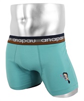 Anapau アナパウ ボクサーパンツ メンズ パンツ 男性 下着 ブランド アンダーウェア ボクサーブリーフ ベティ・ブープ (sp-2914) 彼氏 夫 息子 プレゼント 通販(ターコイズ-S)