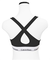 Calvin Klein カルバンクライン MODERN COTTON レディース ノンワイヤーブラ ジム ヨガ 綿 筋トレ 運動 無地 ロゴ ギフト プレゼント 下着 ラッピング無料(1.ブラック-海外XS(日本S相当))