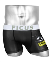 FICUS フィークス ボクサーパンツ メンズ パンツ 男性 下着 ブランド アンダーウェア ボクサーブリーフ SPACE WARS 彼氏 夫 息子 プレゼント 通販(スペースブラック-S)