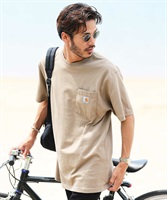 CARHARTT（カーハート）　ポケットTシャツ│メンズ ポケT ビッグTシャツ 大きいサイズ XXL 胸 ワンポイント ブランド(Desert-S)
