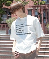 マルチプリントTシャツ│メンズ ユニセックス バックプリントTシャツ 韓国系ファッション ビッグサイズ ルーズフィット wear wearista(c ホワイト-M)