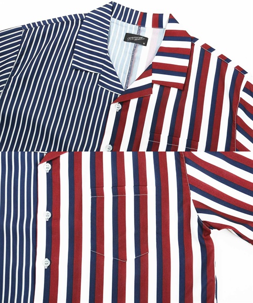 クレイジーパターン半袖オープンカラーシャツ｜柄シャツ 開襟 メンズ｜ジギーズショップ | シャツ ジギーズショップ | 半袖