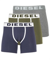 DIESEL ディーゼル 3枚セット SPORT メンズ ロングボクサーパンツ ギフト 男性下着 ラッピング無料 かっこいい 父の日 プレゼント(5.ネイビーＫマルチセット-海外XS(日本S相当))