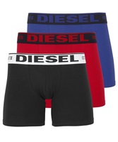 DIESEL ディーゼル 3枚セット SPORT メンズ ロングボクサーパンツ ギフト 男性下着 ラッピング無料 かっこいい 父の日 プレゼント(9.ブラックマルチセット-海外XS(日本S相当))